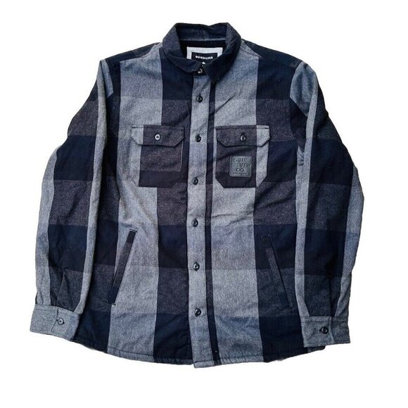 QuikSilver Men's Miho Stones SHERPA Long Sleeve Over Shirt Size M - Picture 16 of 16